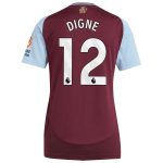 aston villa adidas home shirt 2024-25 – womens with digne 12 printing Collection | Aston Villa Fan Shop