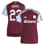 aston villa adidas home shirt 2024-25 – womens with grant 23 cup printing Collection | Aston Villa Fan Shop