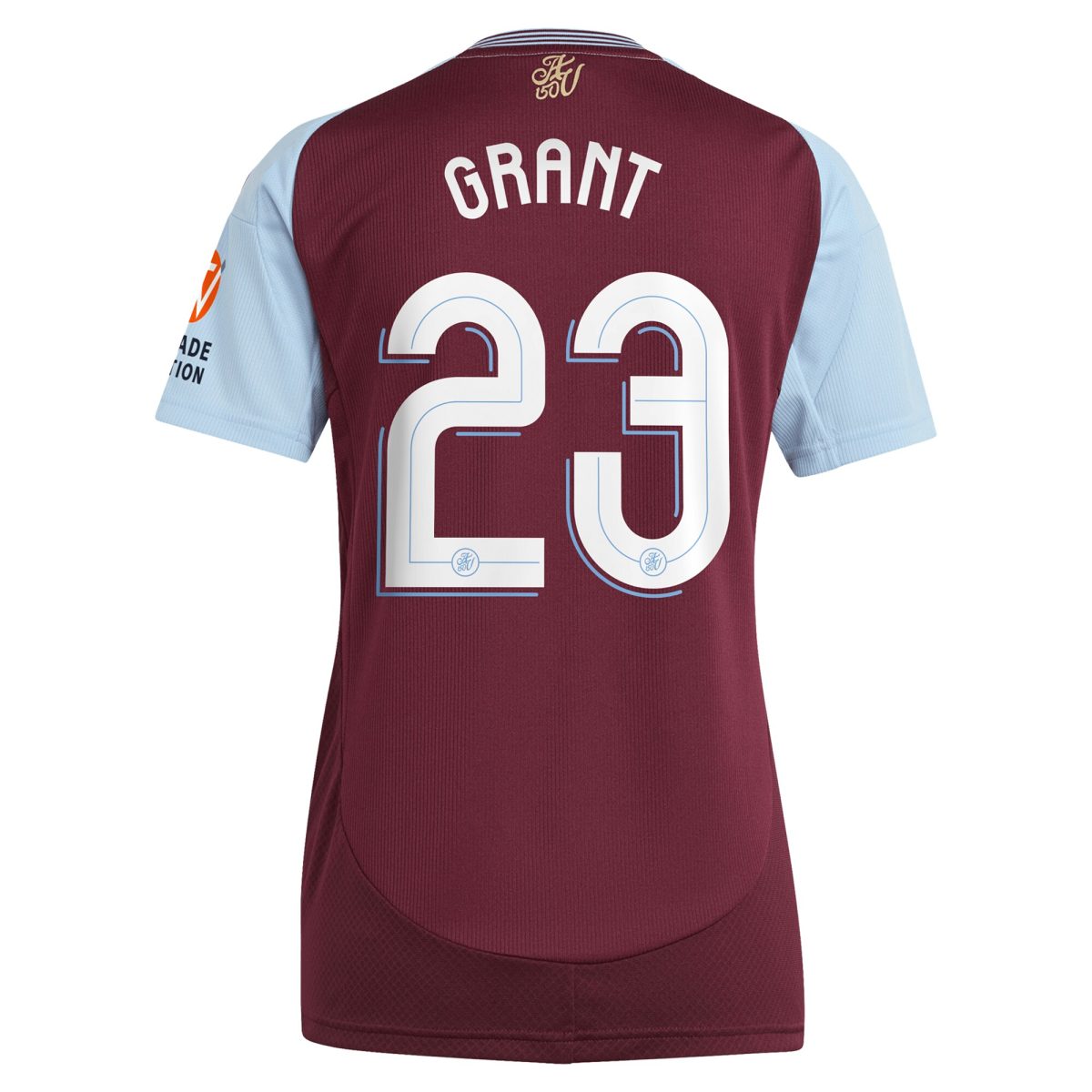 aston villa adidas home shirt 2024-25 – womens with grant 23 cup printing Collection | Aston Villa Fan Shop