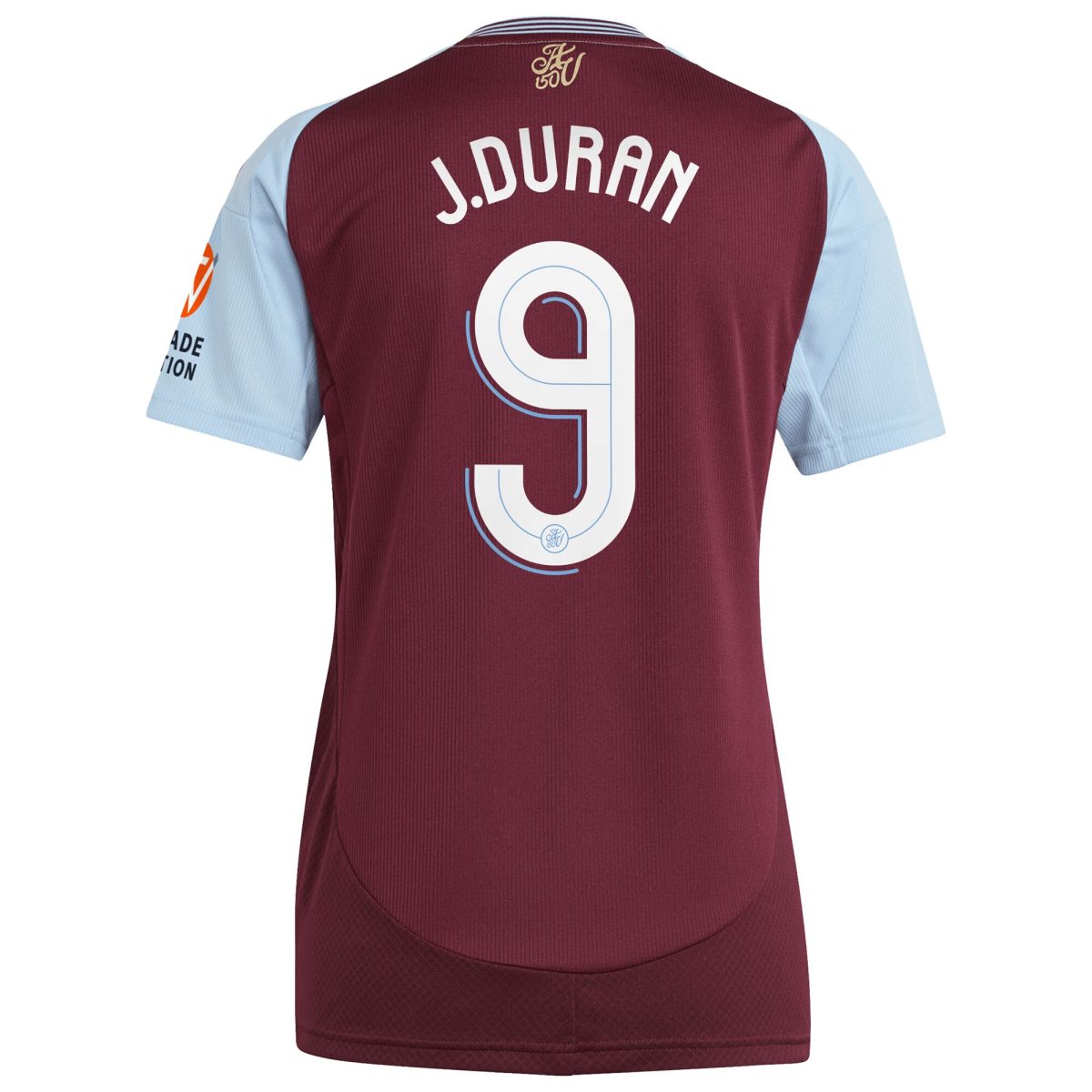 aston villa adidas home shirt 2024-25 – womens with j.duran 9 cup printing Collection | Aston Villa Fan Shop