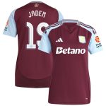 aston villa adidas home shirt 2024-25 – womens with jaden 19 cup printing Collection | Aston Villa Fan Shop