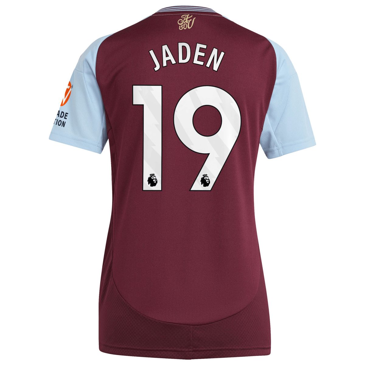 aston villa adidas home shirt 2024-25 – womens with jaden 19 printing Collection | Aston Villa Fan Shop