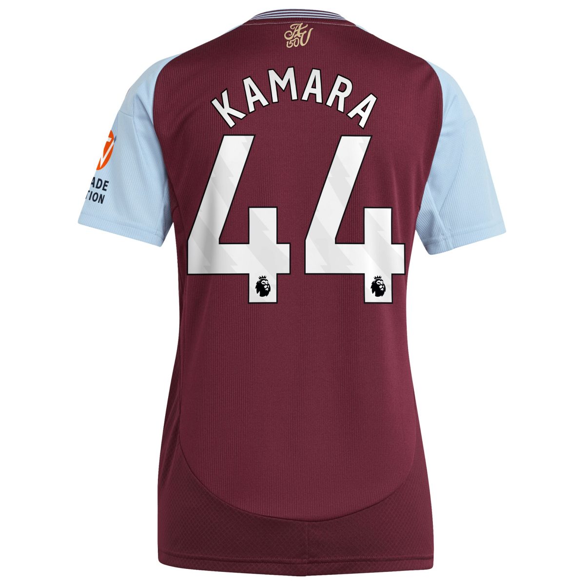 aston villa adidas home shirt 2024-25 – womens with kamara 44 printing Collection | Aston Villa Fan Shop