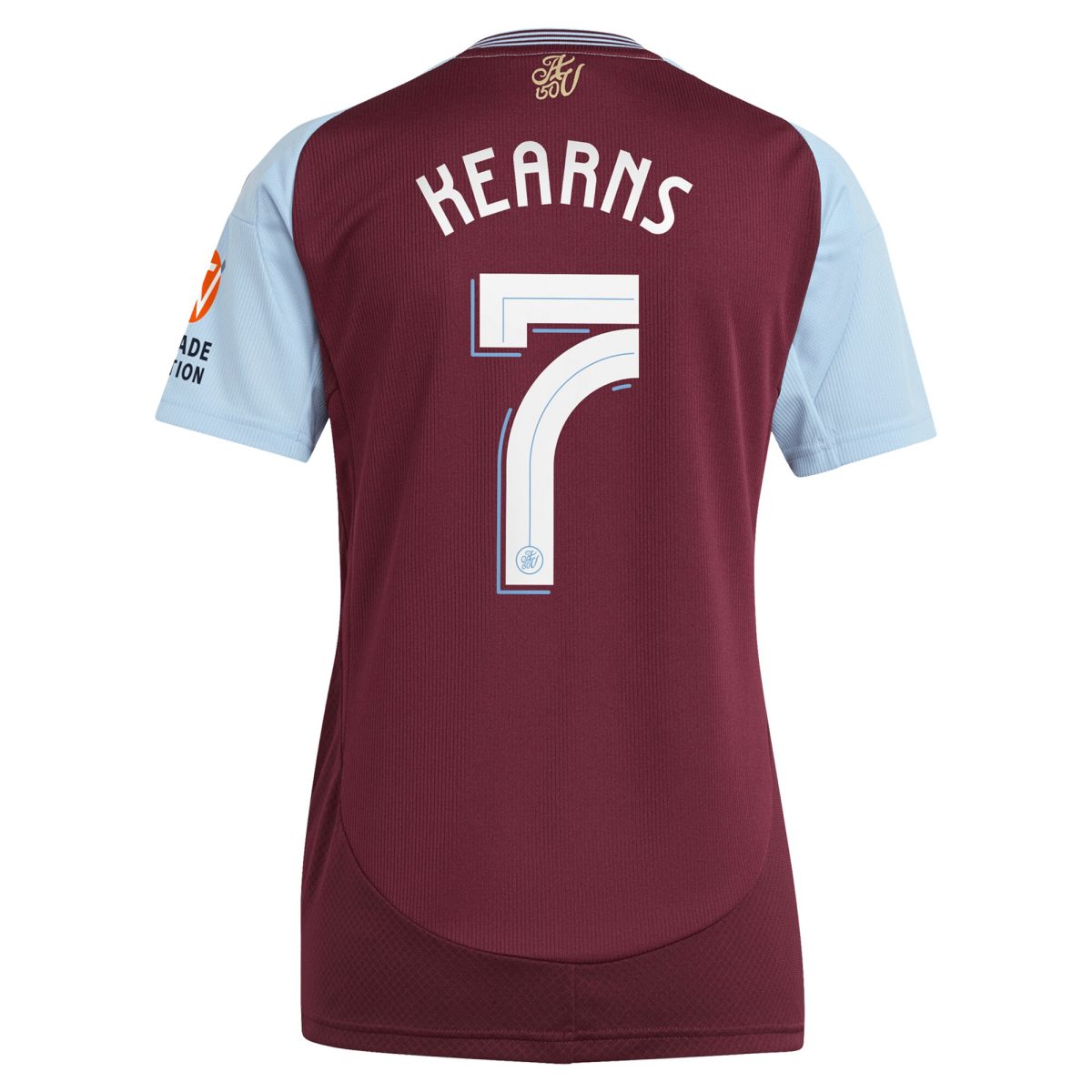 aston villa adidas home shirt 2024-25 – womens with kearns 7 cup printing Collection | Aston Villa Fan Shop