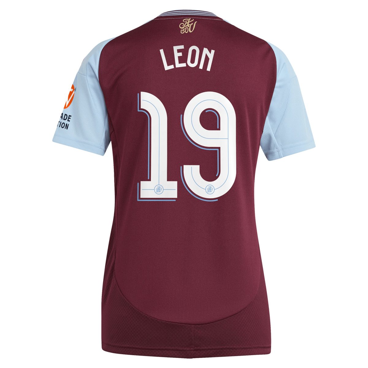 aston villa adidas home shirt 2024-25 – womens with leon 19 cup printing Collection | Aston Villa Fan Shop