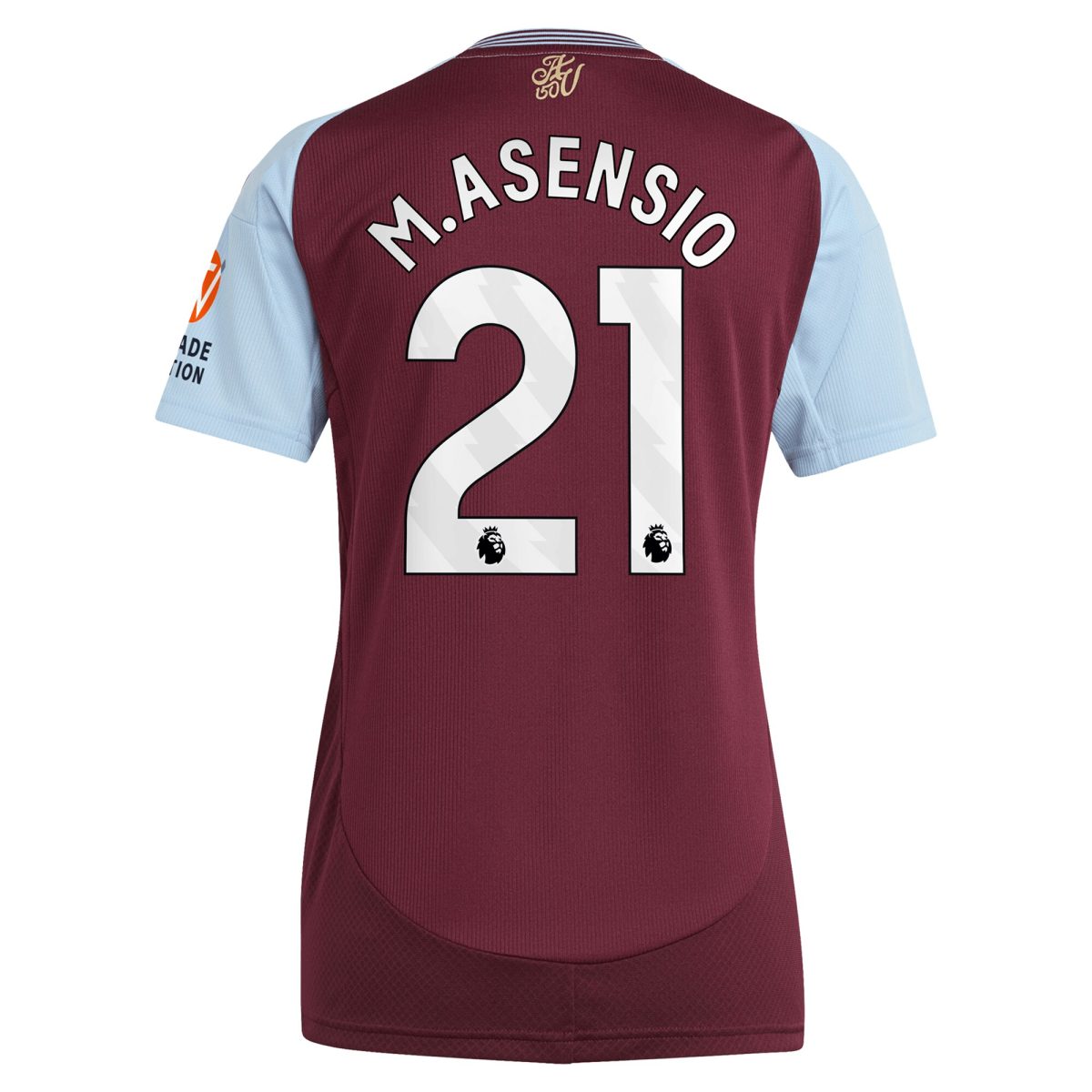 aston villa adidas home shirt 2024-25 – womens with m.asensio 21 printing Collection | Aston Villa Fan Shop