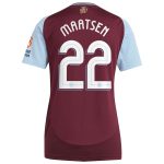 aston villa adidas home shirt 2024-25 – womens with maatsen 22 cup printing Collection | Aston Villa Fan Shop