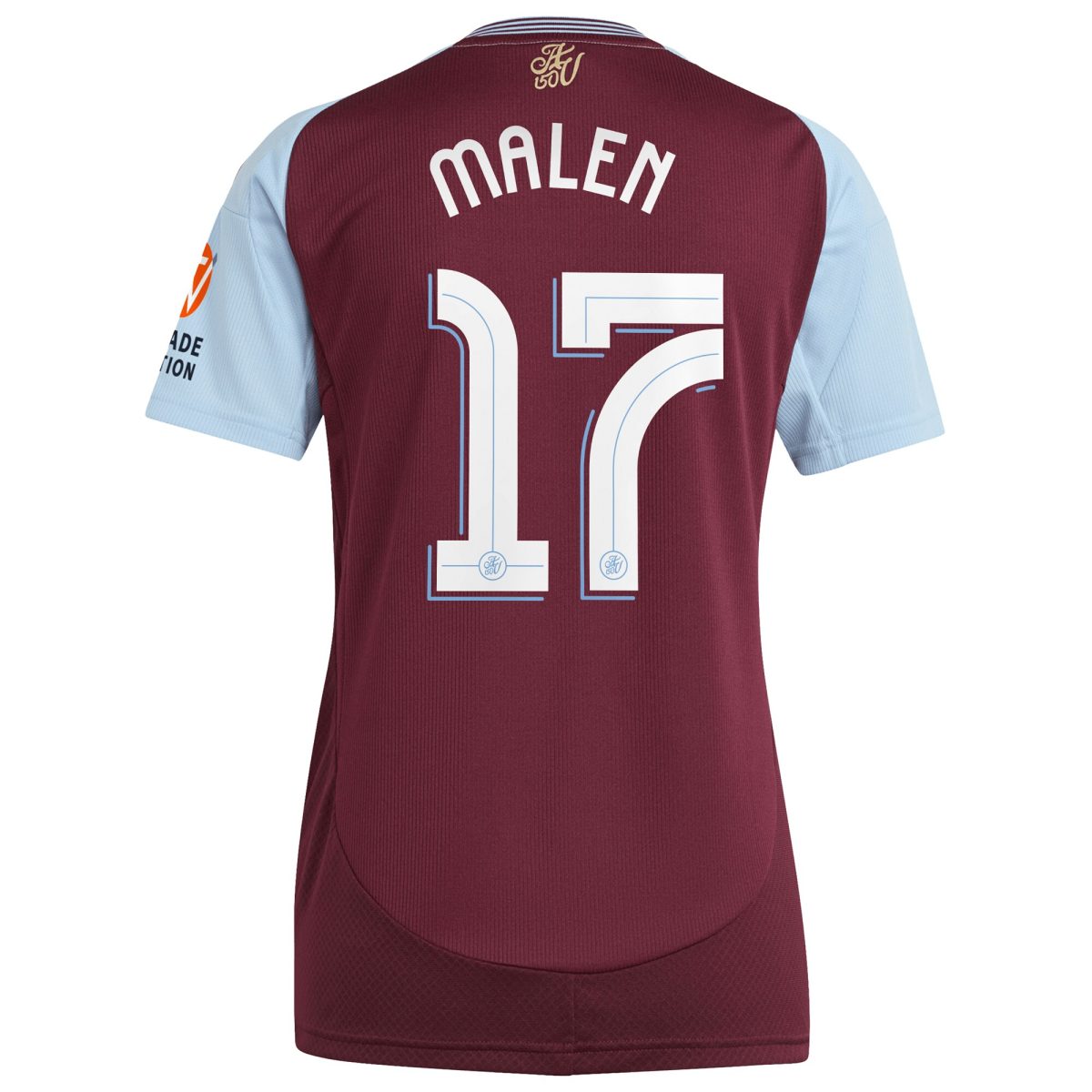 aston villa adidas home shirt 2024-25 – womens with malen 17 cup printing Collection | Aston Villa Fan Shop