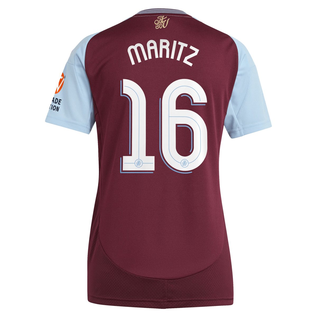 aston villa adidas home shirt 2024-25 – womens with maritz 16 cup printing Collection | Aston Villa Fan Shop