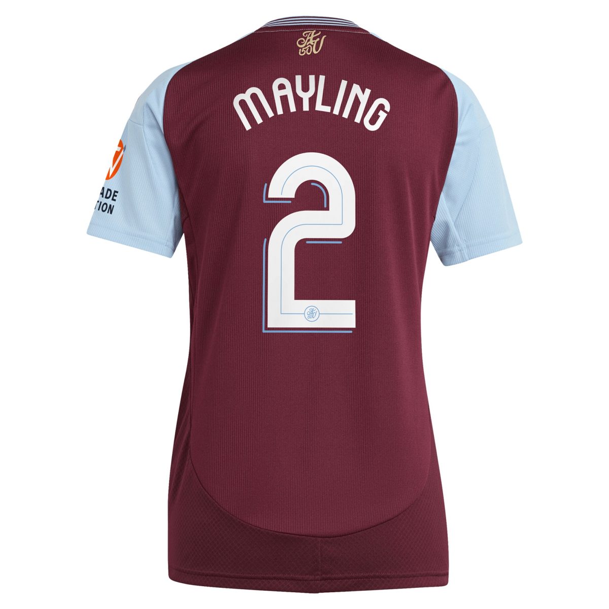aston villa adidas home shirt 2024-25 – womens with mayling 2 cup printing Collection | Aston Villa Fan Shop