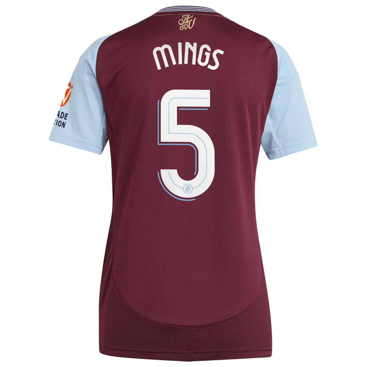 aston villa adidas home shirt 2024-25 – womens with mings 5 cup printing Collection | Aston Villa Fan Shop