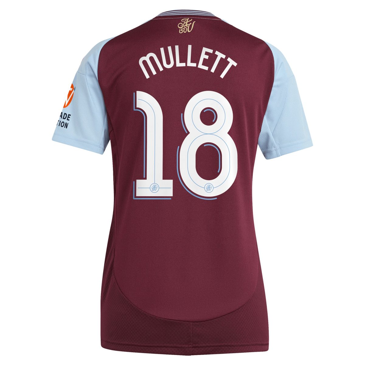 aston villa adidas home shirt 2024-25 – womens with mullett 18 cup printing Collection | Aston Villa Fan Shop