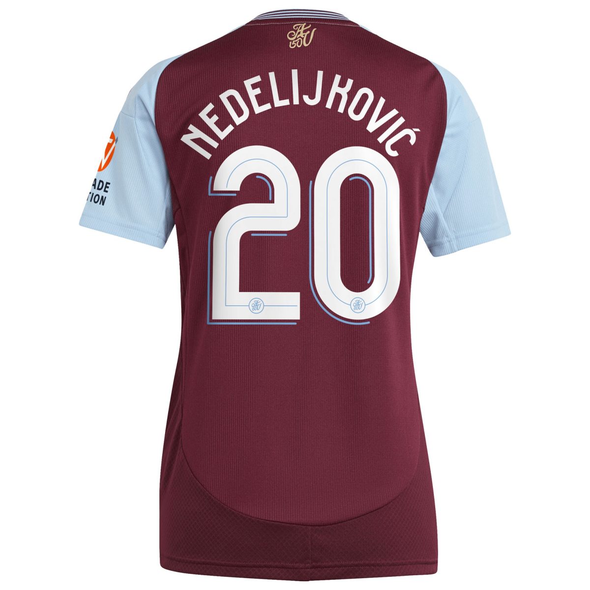 aston villa adidas home shirt 2024-25 – womens with nedeljković 20 cup printing Collection | Aston Villa Fan Shop
