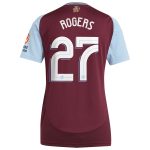 aston villa adidas home shirt 2024-25 – womens with rogers 27 cup printing Collection | Aston Villa Fan Shop