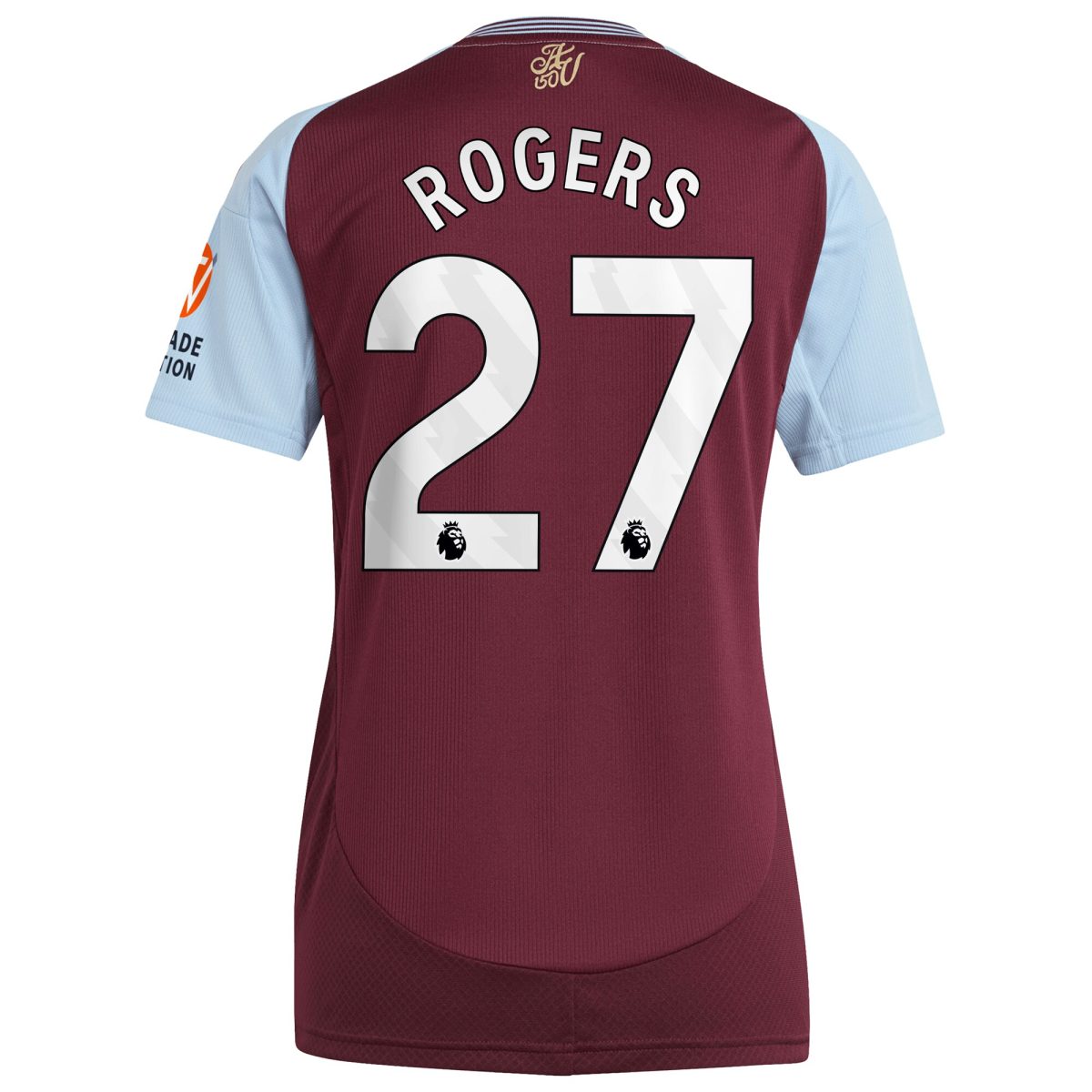 aston villa adidas home shirt 2024-25 – womens with rogers 27 printing Collection | Aston Villa Fan Shop