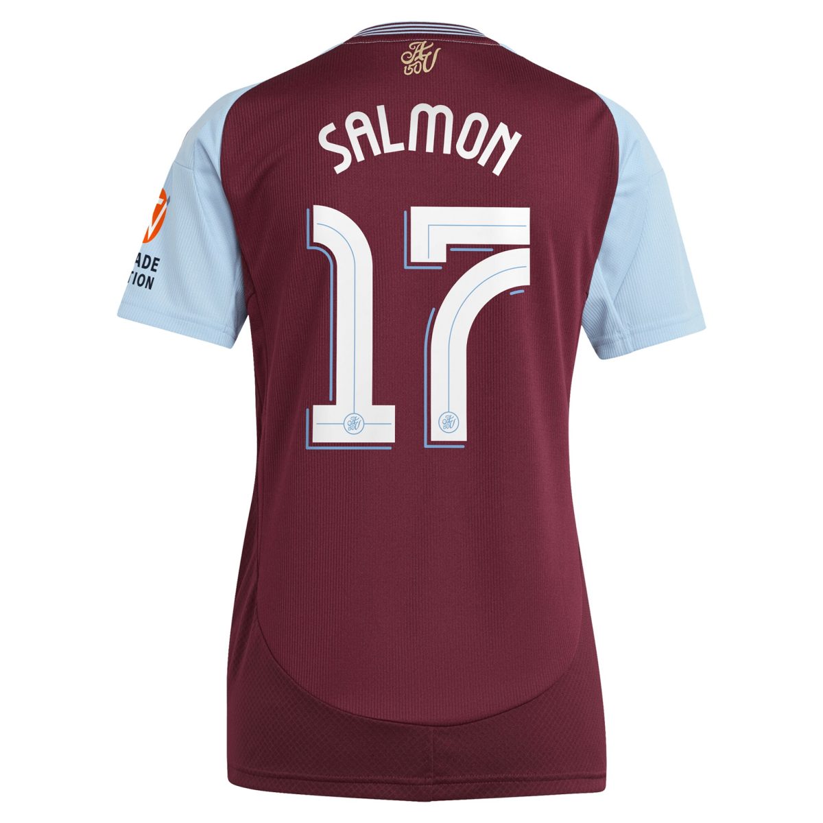 aston villa adidas home shirt 2024-25 – womens with salmon 17 cup printing Collection | Aston Villa Fan Shop