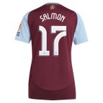 aston villa adidas home shirt 2024-25 – womens with salmon 17 cup printing Collection | Aston Villa Fan Shop
