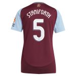 aston villa adidas home shirt 2024-25 – womens with staniforth 5 cup printing Collection | Aston Villa Fan Shop