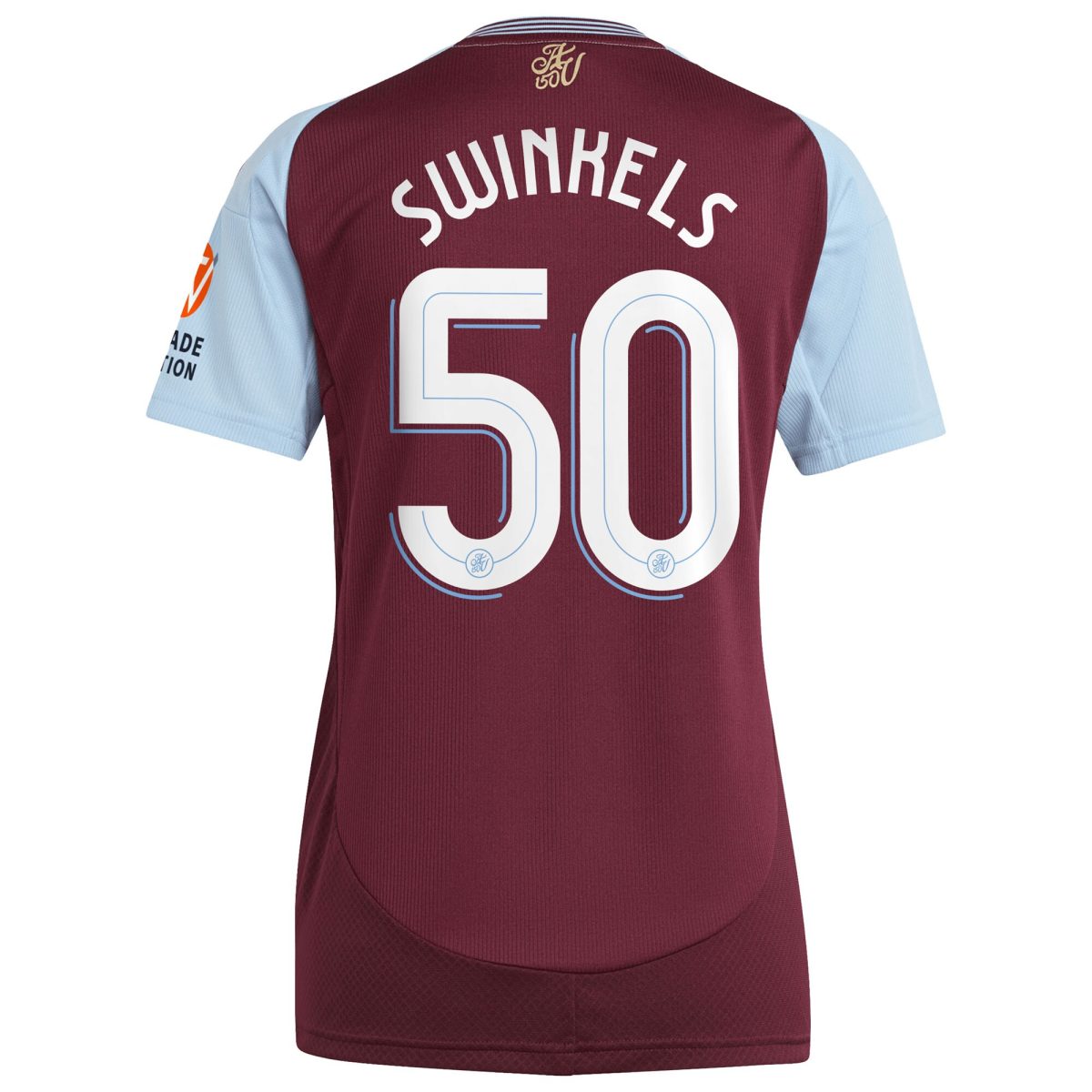 aston villa adidas home shirt 2024-25 – womens with swinkels 50 cup printing Collection | Aston Villa Fan Shop