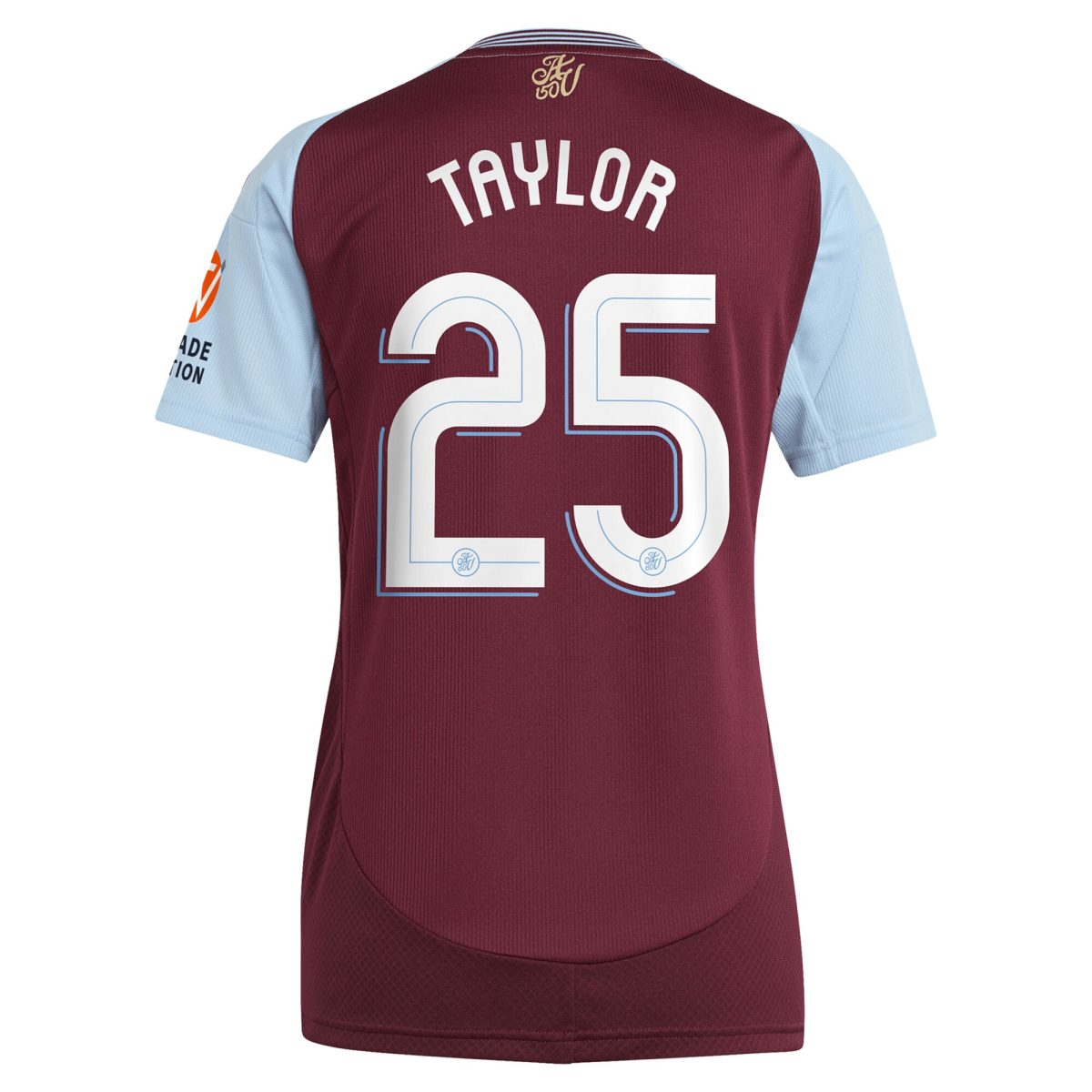 aston villa adidas home shirt 2024-25 – womens with taylor 25 cup printing Collection | Aston Villa Fan Shop