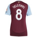 aston villa adidas home shirt 2024-25 – womens with tielemans 8 cup printing Collection | Aston Villa Fan Shop