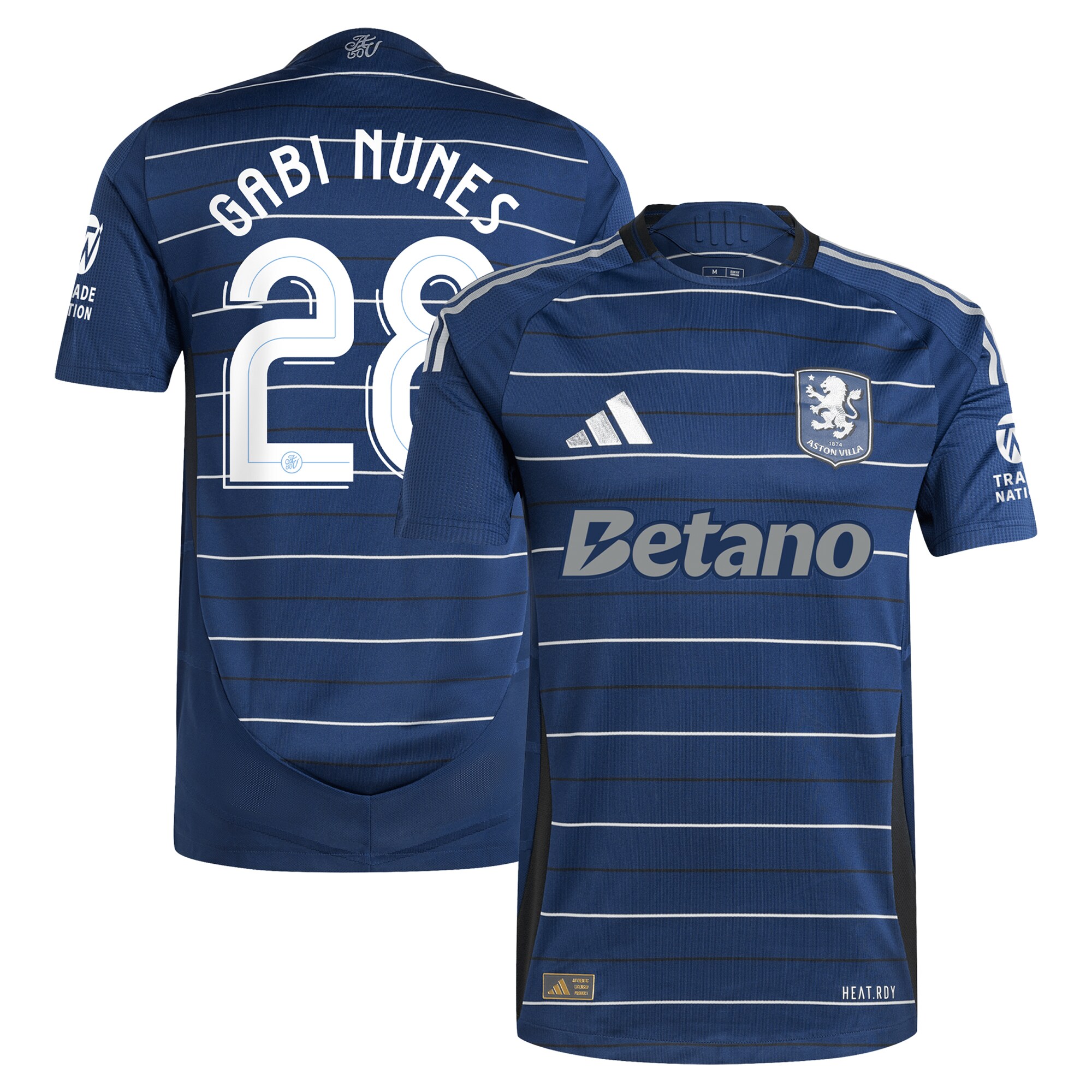 aston villa adidas third authentic shirt 2024-25 with gabi nunes 28 cup printing Collection | Aston Villa Fan Shop