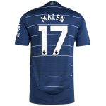 aston villa adidas third authentic shirt 2024-25 with malen 17 printing Collection | Aston Villa Fan Shop