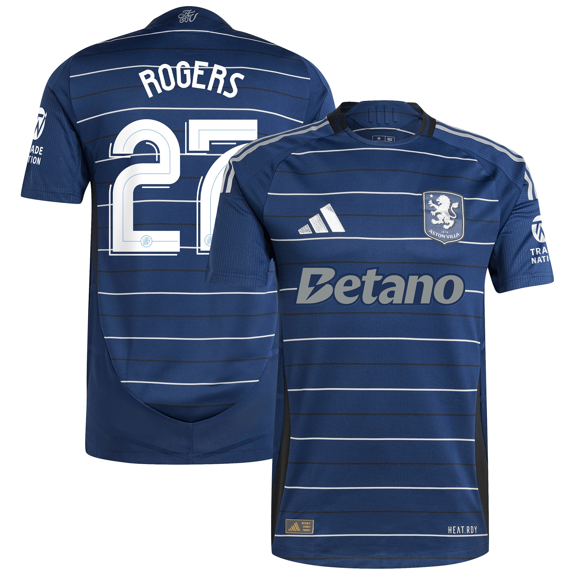 aston villa adidas third authentic shirt 2024-25 with rogers 27 cup printing Collection | Aston Villa Fan Shop