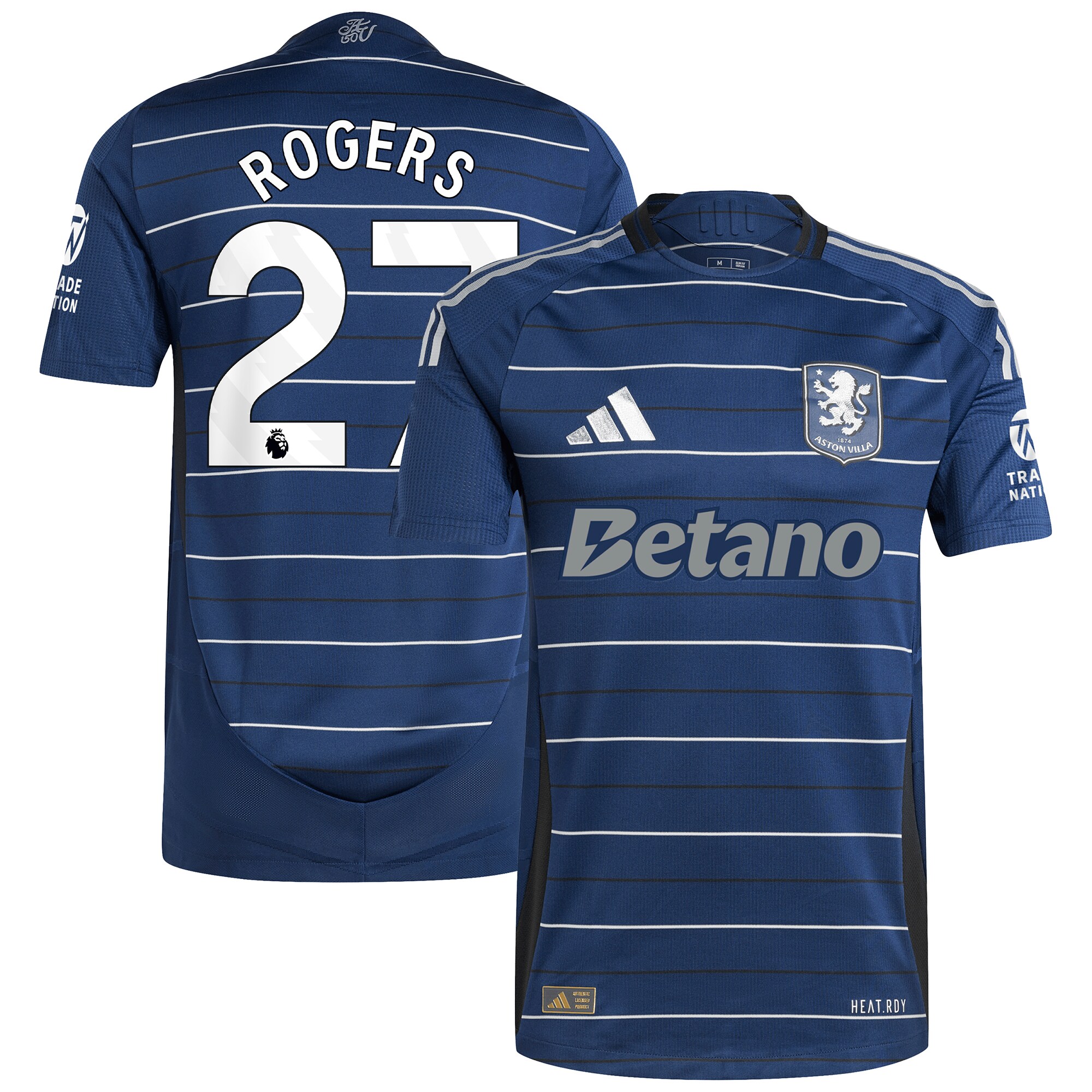 aston villa adidas third authentic shirt 2024-25 with rogers 27 printing Collection | Aston Villa Fan Shop