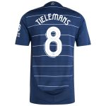 aston villa adidas third authentic shirt 2024-25 with tielemans 8 cup printing Collection | Aston Villa Fan Shop
