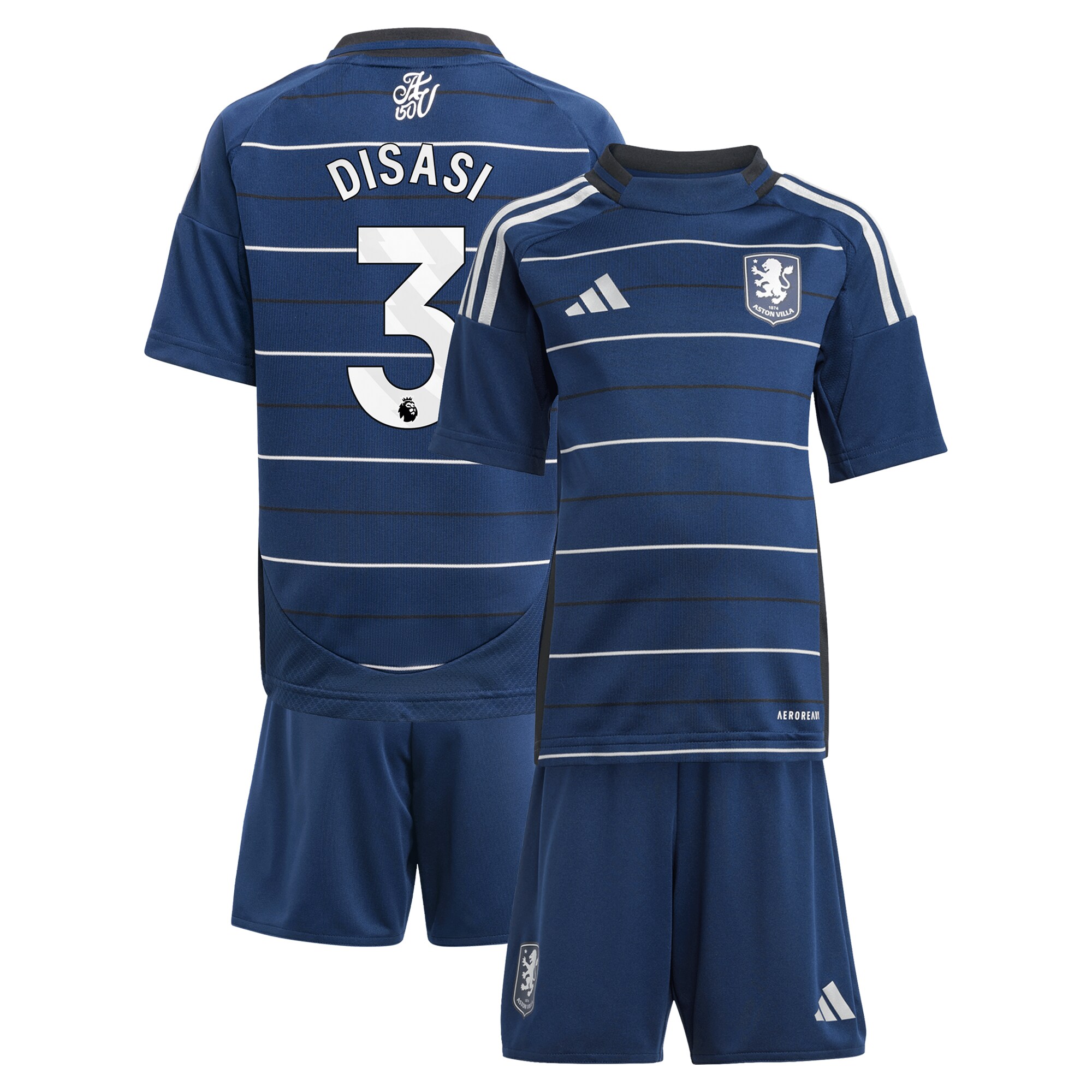 aston villa adidas third minikit 2024-25 with disasi 3 printing Collection | Aston Villa Fan Shop