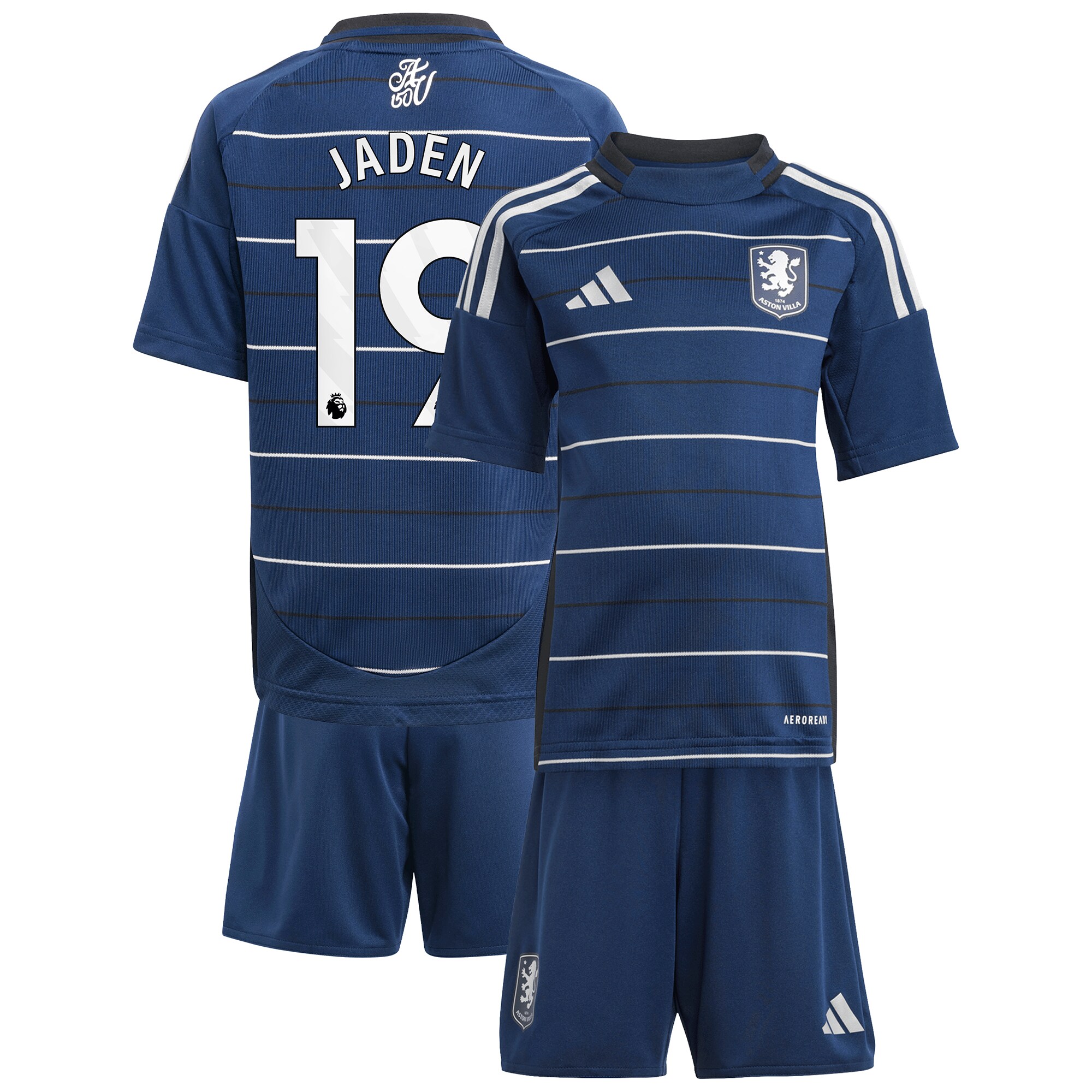 aston villa adidas third minikit 2024-25 with jaden 19 printing Collection | Aston Villa Fan Shop
