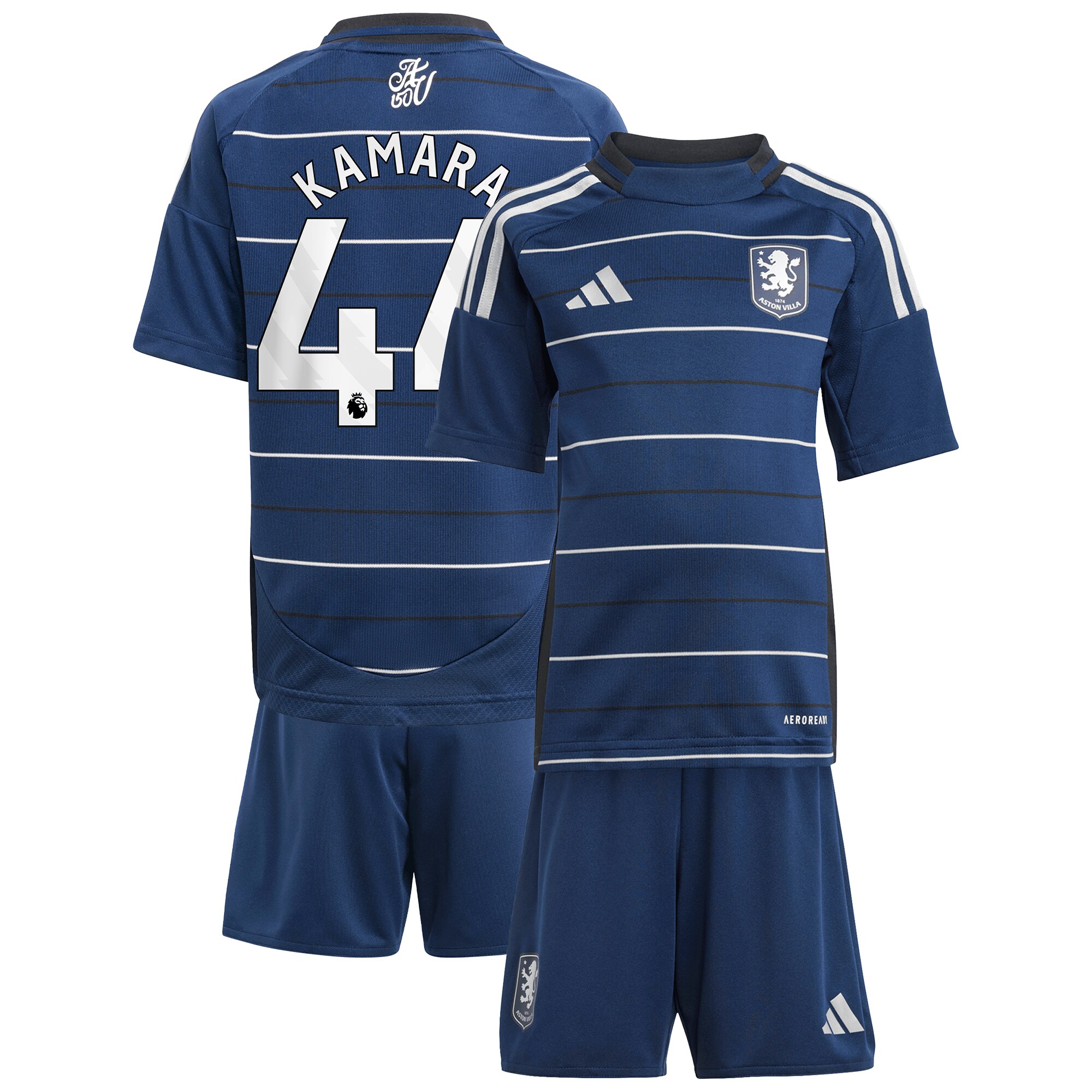 aston villa adidas third minikit 2024-25 with kamara 44 printing Collection | Aston Villa Fan Shop