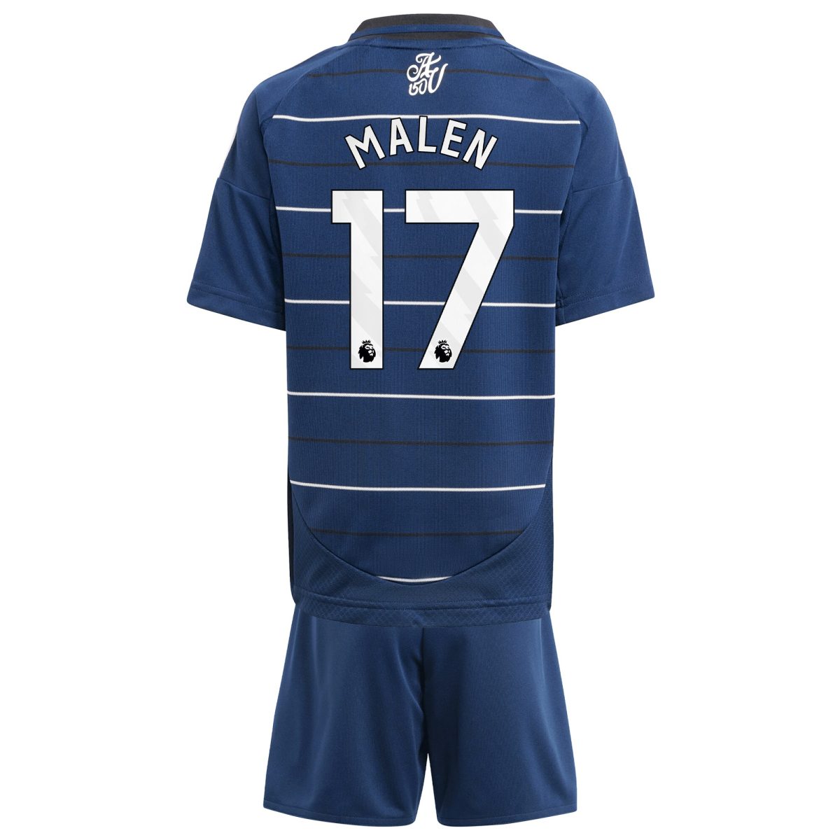 aston villa adidas third minikit 2024-25 with malen 17 printing Collection | Aston Villa Fan Shop