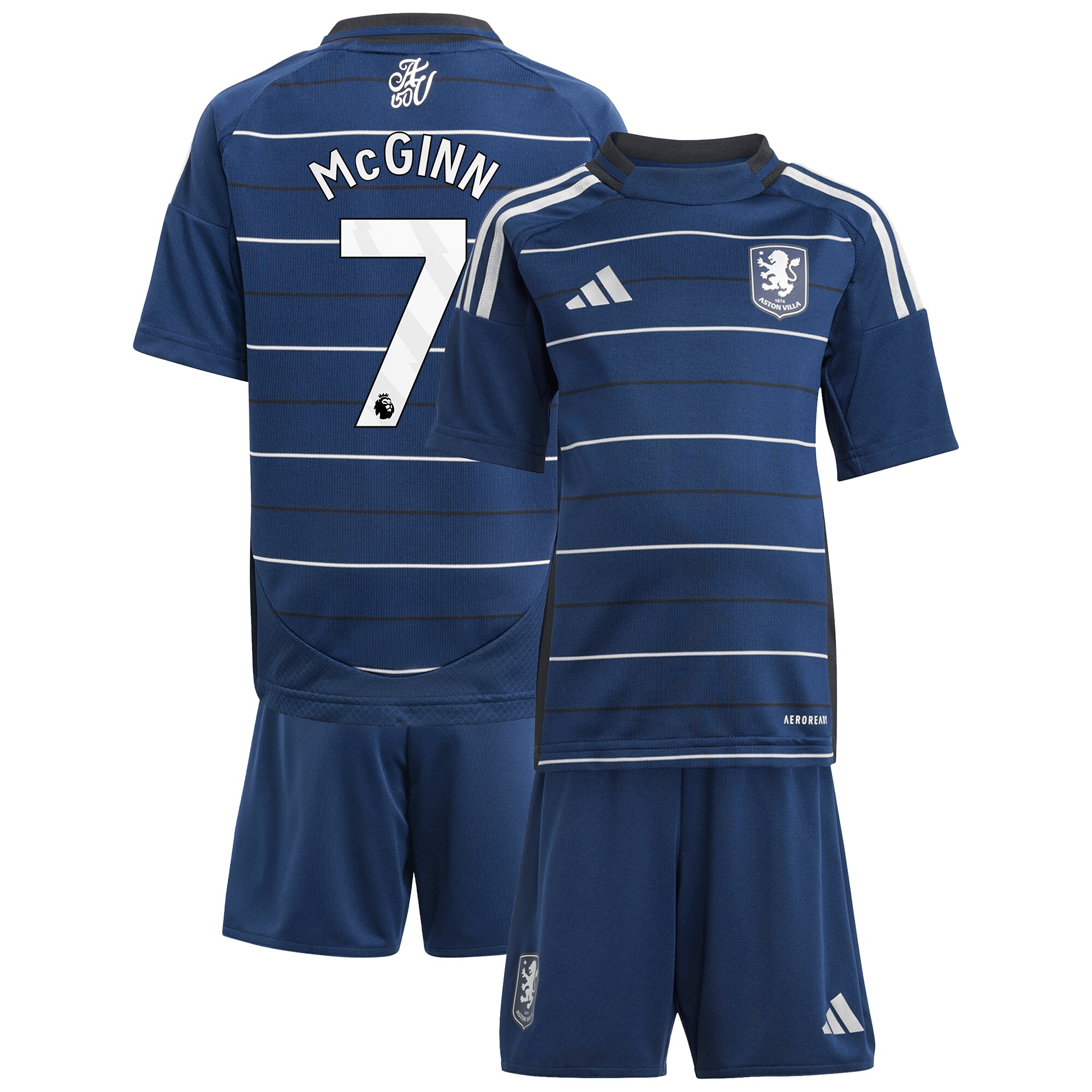 aston villa adidas third minikit 2024-25 with mcginn 7 printing Collection | Aston Villa Fan Shop