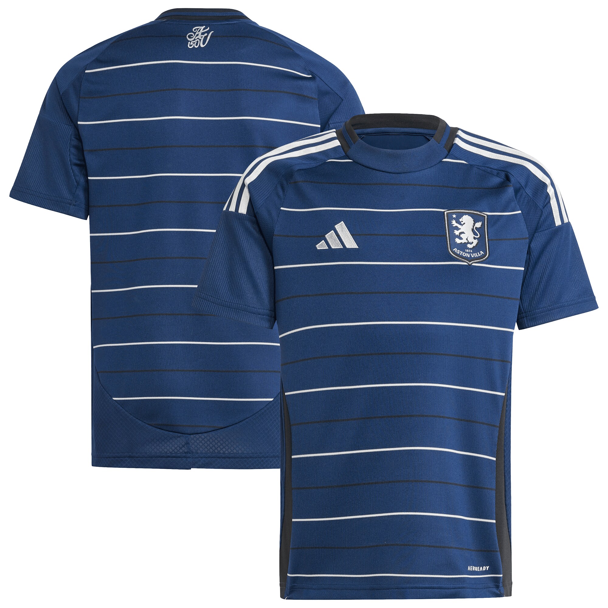 aston villa adidas third shirt 2024-25 – kids with custom printing Collection | Aston Villa Fan Shop