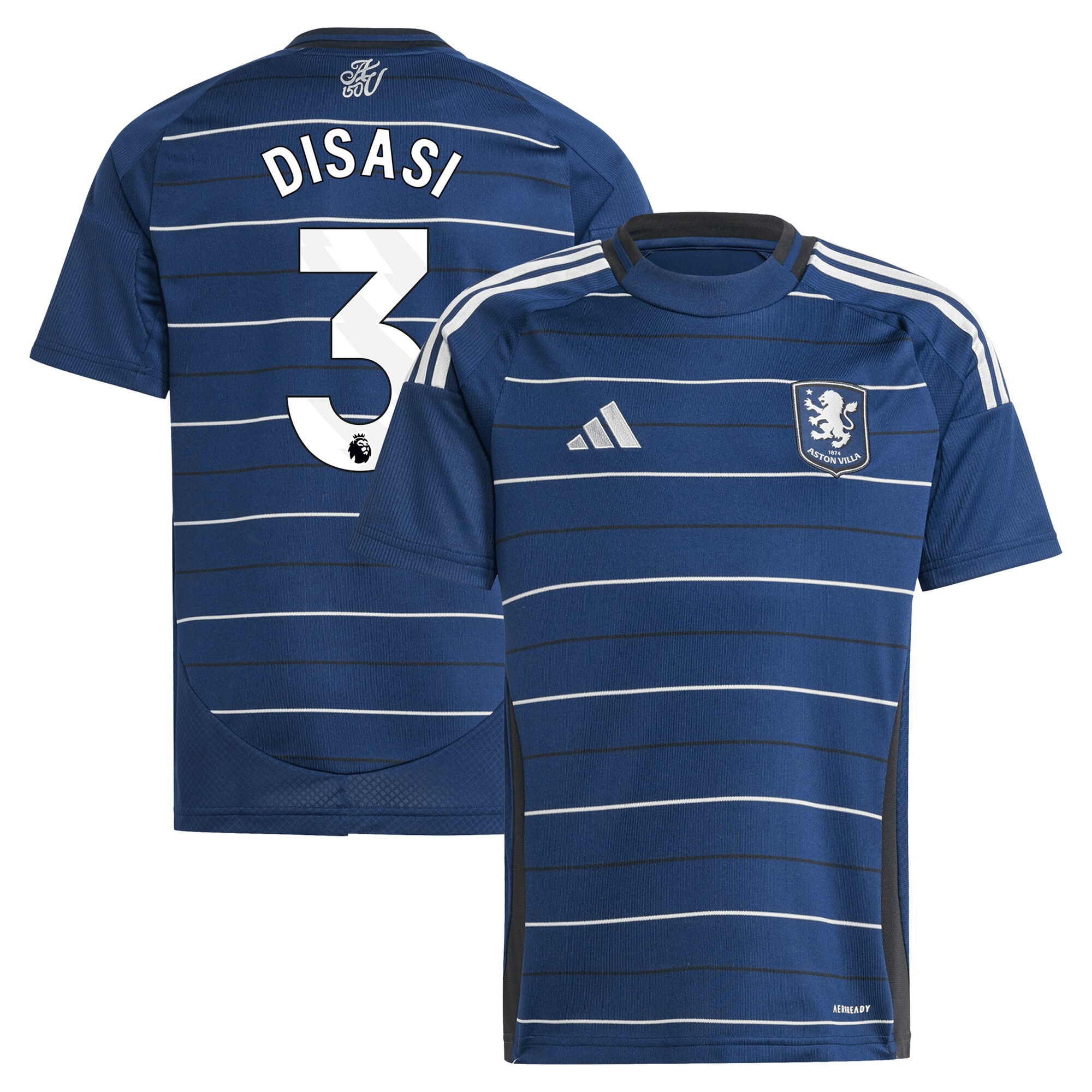 aston villa adidas third shirt 2024-25 – kids with disasi 3 printing Collection | Aston Villa Fan Shop