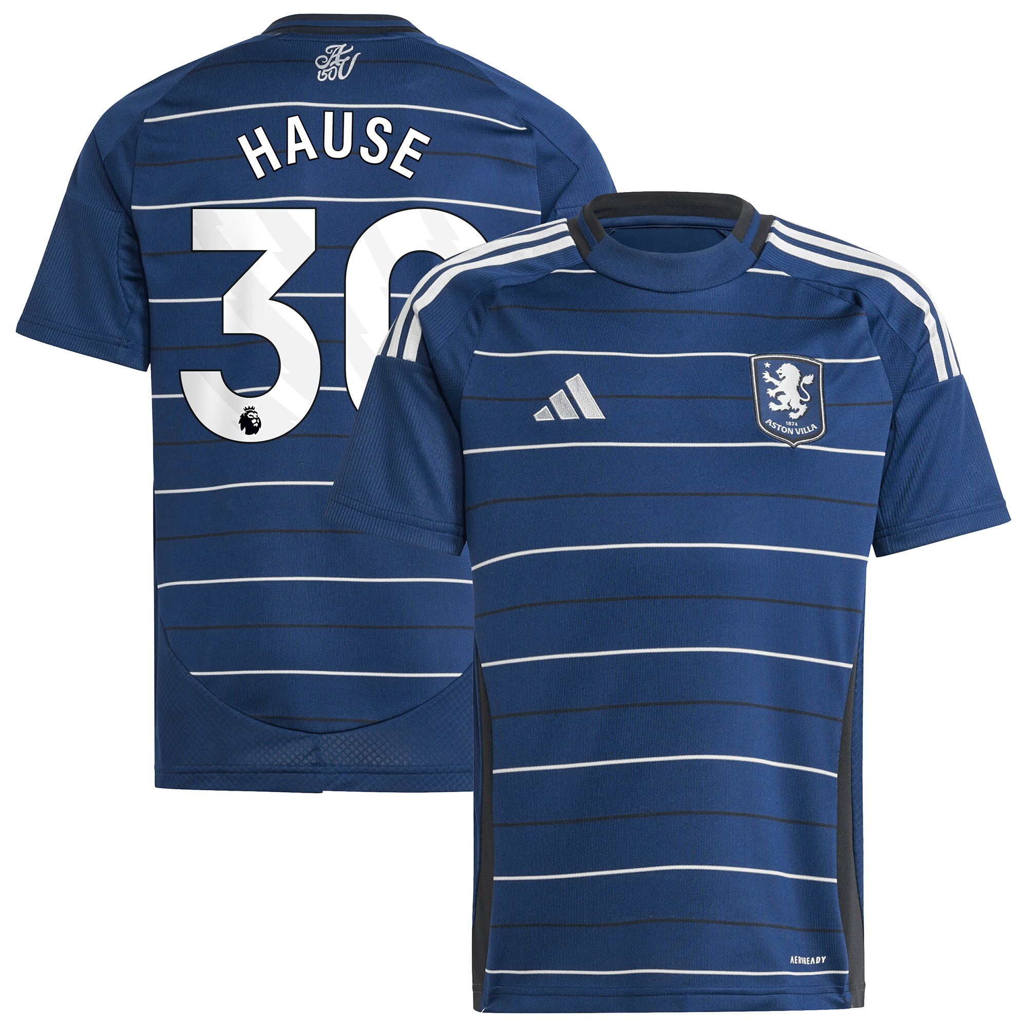 aston villa adidas third shirt 2024-25 – kids with hause 30 printing Collection | Aston Villa Fan Shop