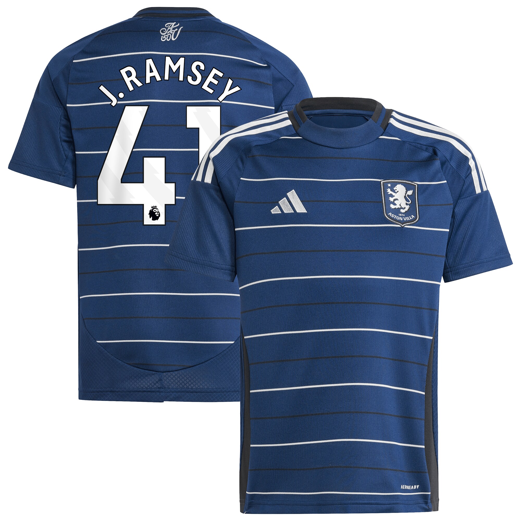 aston villa adidas third shirt 2024-25 – kids with j. ramsey 41 printing Collection | Aston Villa Fan Shop