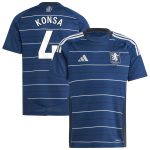aston villa adidas third shirt 2024-25 – kids with konsa 4 printing Collection | Aston Villa Fan Shop