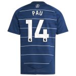 aston villa adidas third shirt 2024-25 – kids with pau 14 printing Collection | Aston Villa Fan Shop