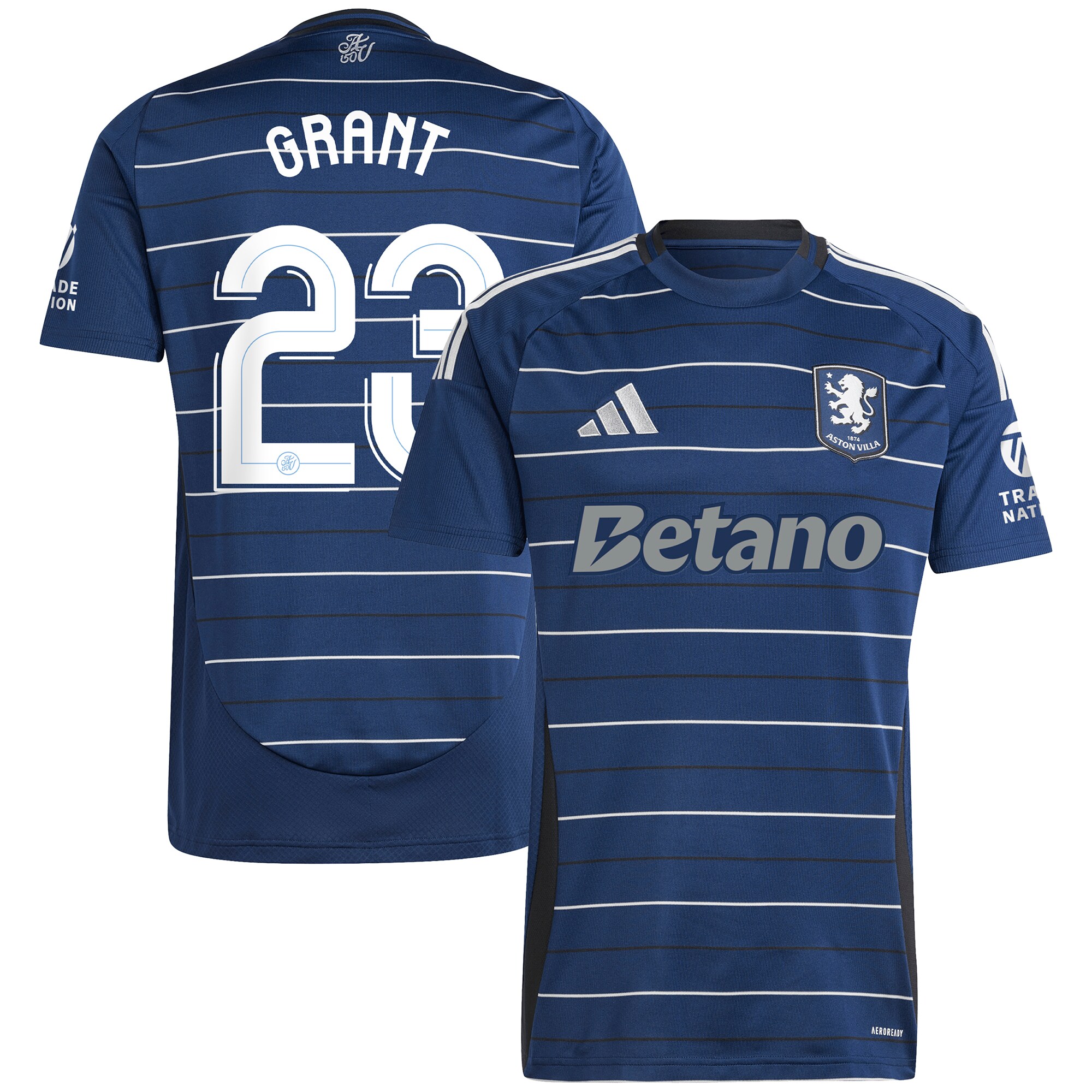aston villa adidas third shirt 2024-25 with grant 23 cup printing Collection | Aston Villa Fan Shop