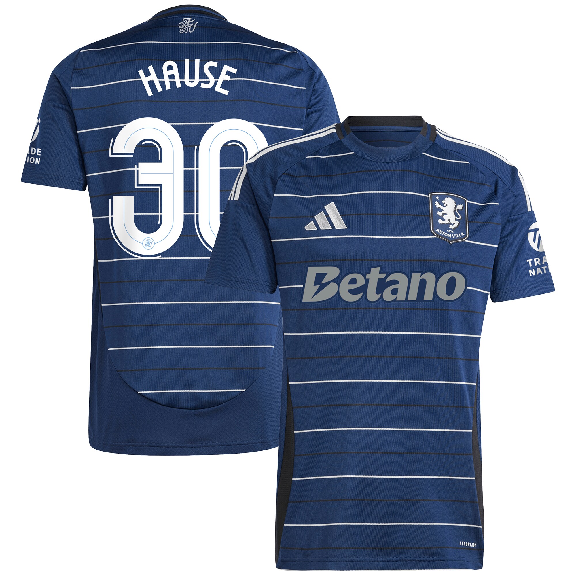 aston villa adidas third shirt 2024-25 with hause 30 cup printing Collection | Aston Villa Fan Shop