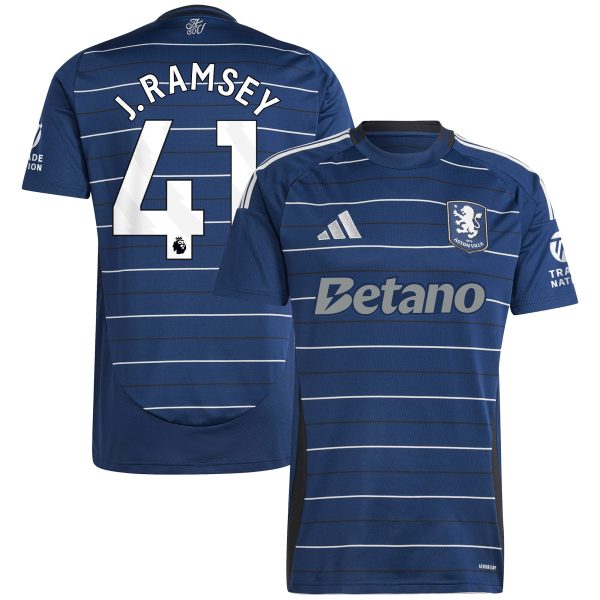 aston villa adidas third shirt 2024-25 with j. ramsey 41 printing Collection | Aston Villa Fan Shop