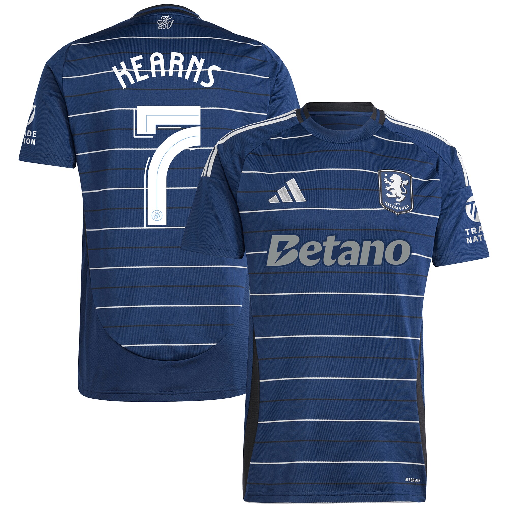 aston villa adidas third shirt 2024-25 with kearns 7 cup printing Collection | Aston Villa Fan Shop