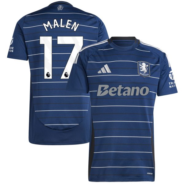 aston villa adidas third shirt 2024-25 with malen 17 printing Collection | Aston Villa Fan Shop
