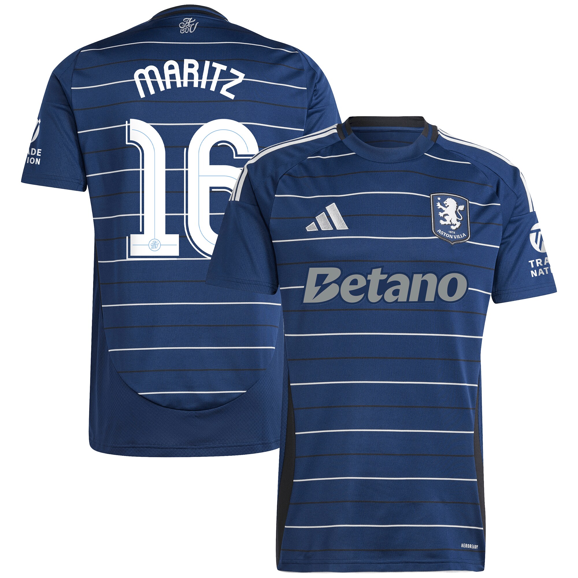 aston villa adidas third shirt 2024-25 with maritz 16 cup printing Collection | Aston Villa Fan Shop