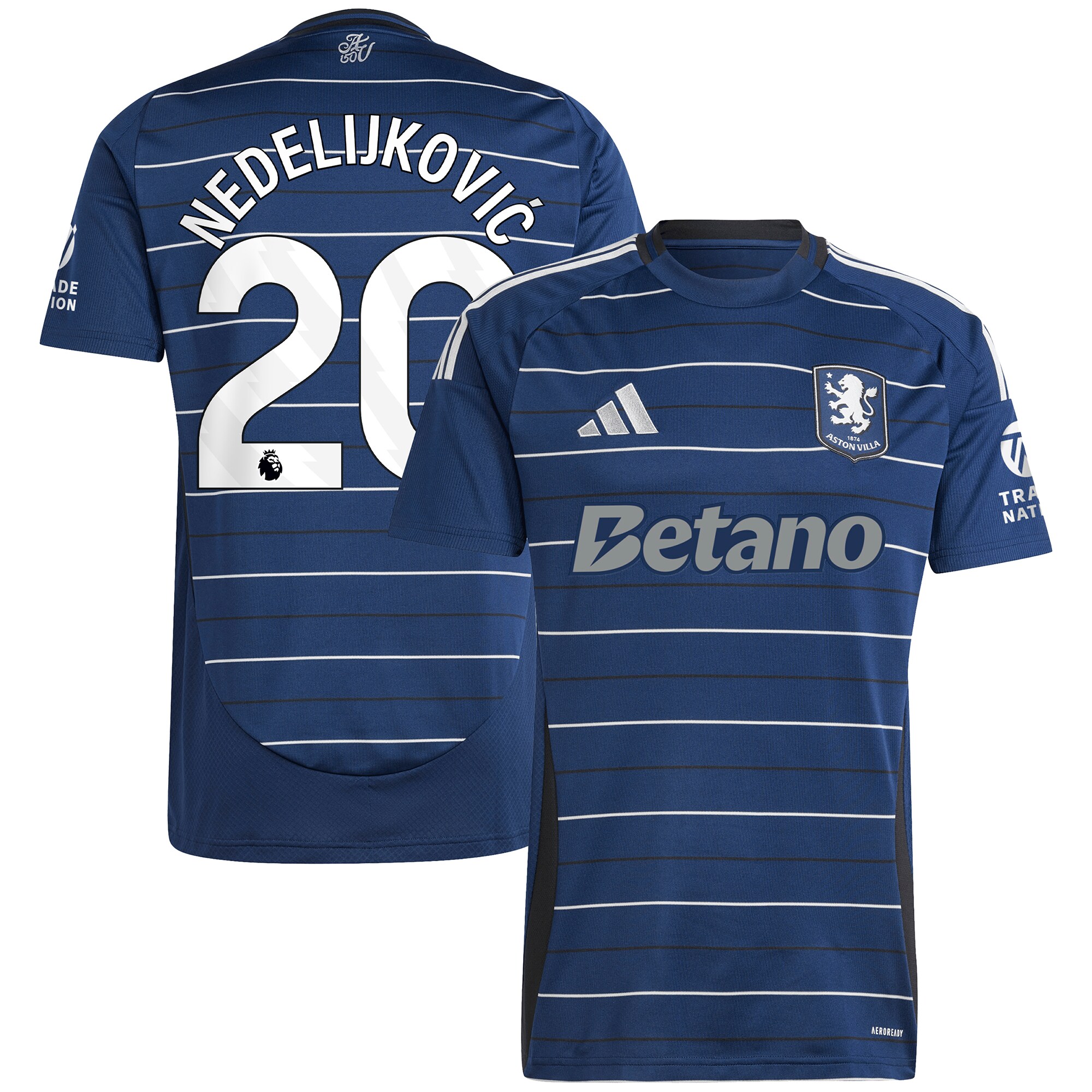 aston villa adidas third shirt 2024-25 with nedeljković 20 printing Collection | Aston Villa Fan Shop