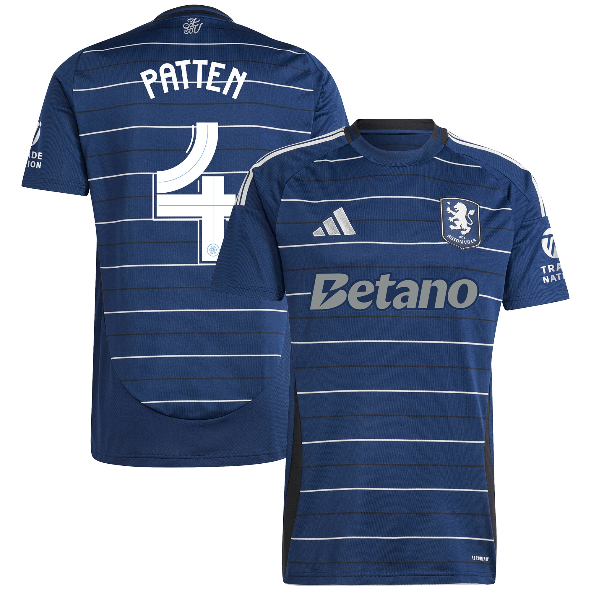 aston villa adidas third shirt 2024-25 with patten 4 cup printing Collection | Aston Villa Fan Shop