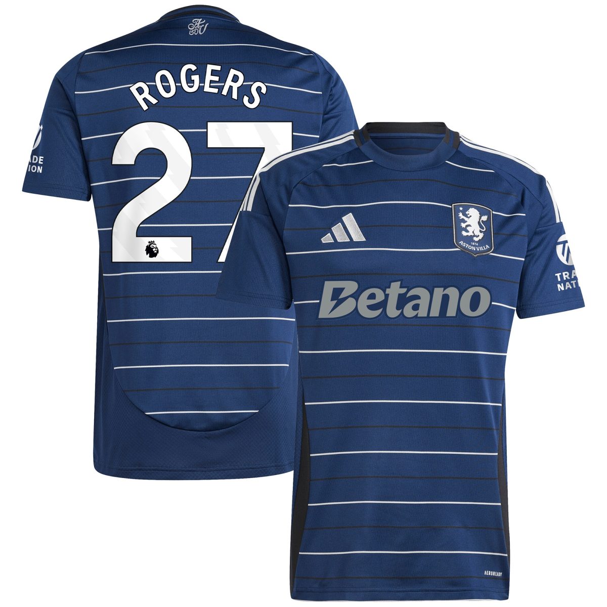 aston villa adidas third shirt 2024-25 with rogers 27 printing Collection | Aston Villa Fan Shop